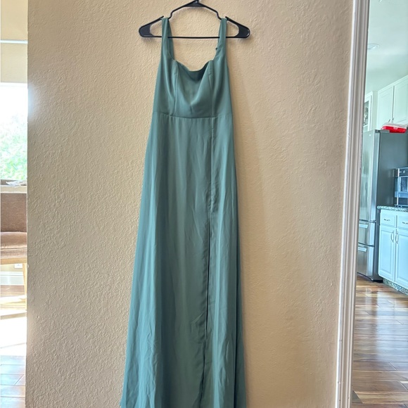 Birdy Grey Bridesmaid Maxi Dress - Eucalyptus Green - Picture 2 of 5